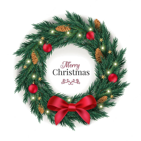 Christmas Topper | Christmas Wreath Giraffe Cocktails