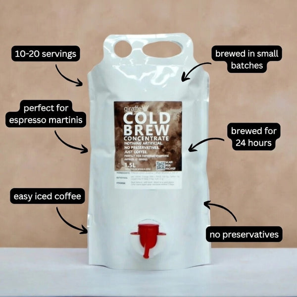 Cold Brew Coffee Concentrate 1.5L Non Alcoholic - Image 2