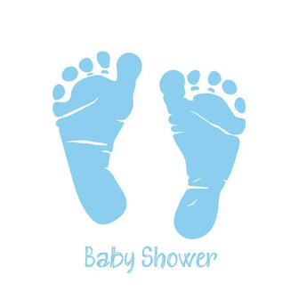 Baby Shower Topper | Blue Feet Giraffe Cocktails