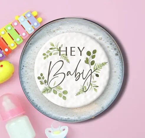 Baby Shower Topper | Hey Baby Giraffe Cocktails