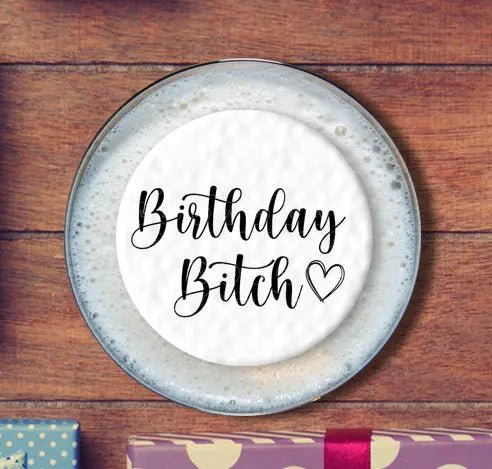 Birthday Topper | Birthday Bitch Giraffe Cocktails