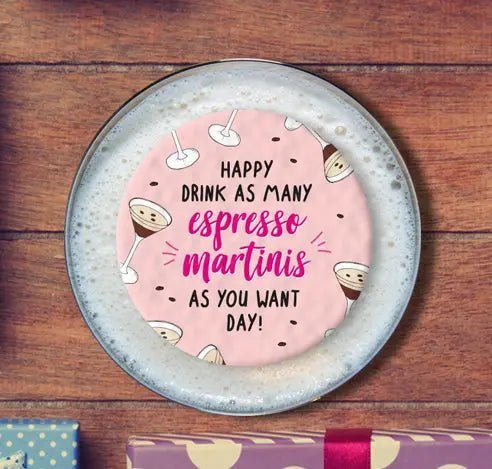 Birthday Topper | Many Espressos Giraffe Cocktails