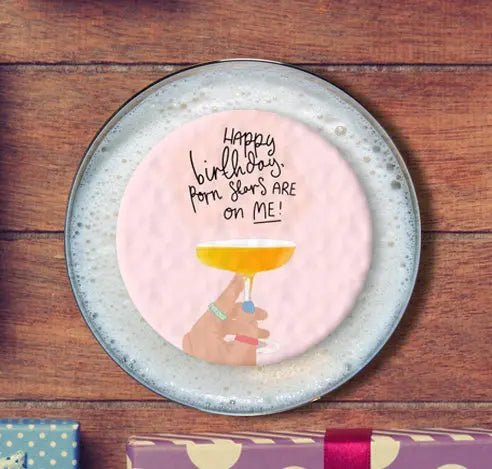 Birthday Topper | Pornstars on me Giraffe Cocktails