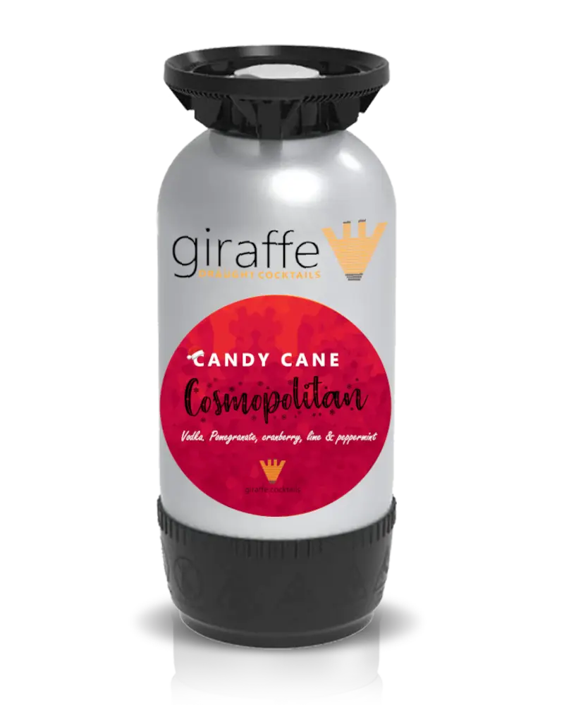 Candy Cane Cosmo 20L PolyKeg - Giraffe Cocktails