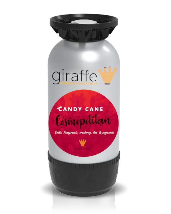 Candy Cane Cosmo 20L PolyKeg - Giraffe Cocktails