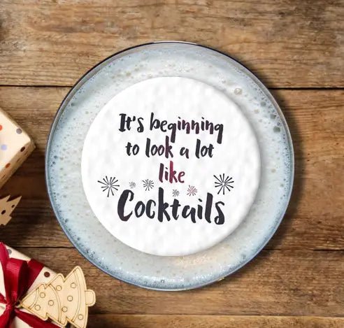 Christmas Topper | Beginning to look like cocktails Giraffe Cocktails