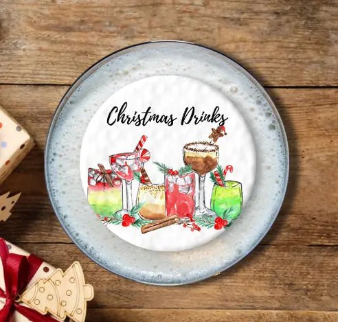 Christmas Topper |  Christmas Drinks Giraffe Cocktails