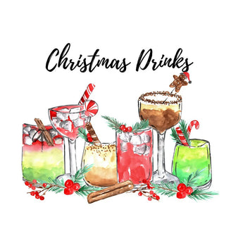 Christmas Topper |  Christmas Drinks Giraffe Cocktails