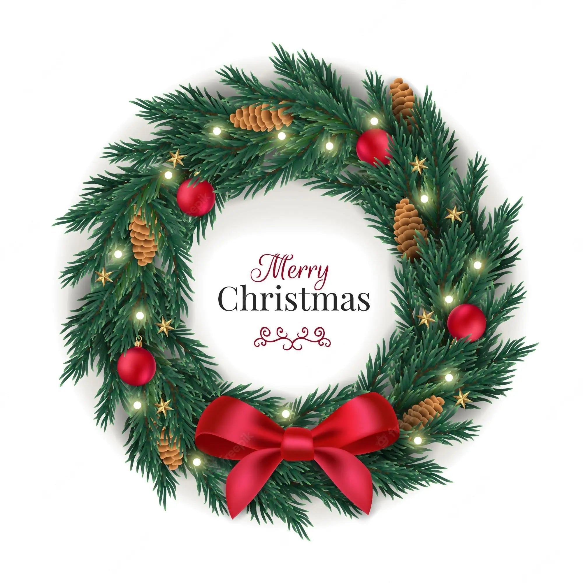 Christmas Topper | Christmas Wreath Giraffe Cocktails