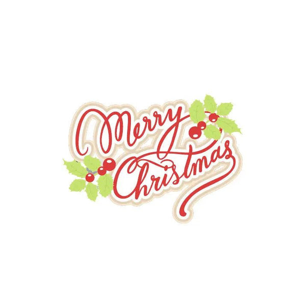 Christmas Topper | Merry Christmas 2 Giraffe Cocktails