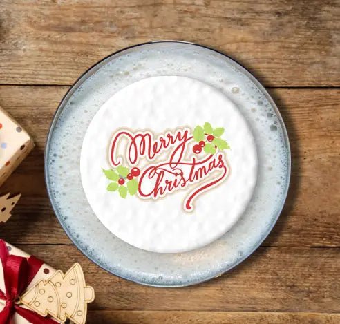 Christmas Topper | Merry Christmas 2 Giraffe Cocktails