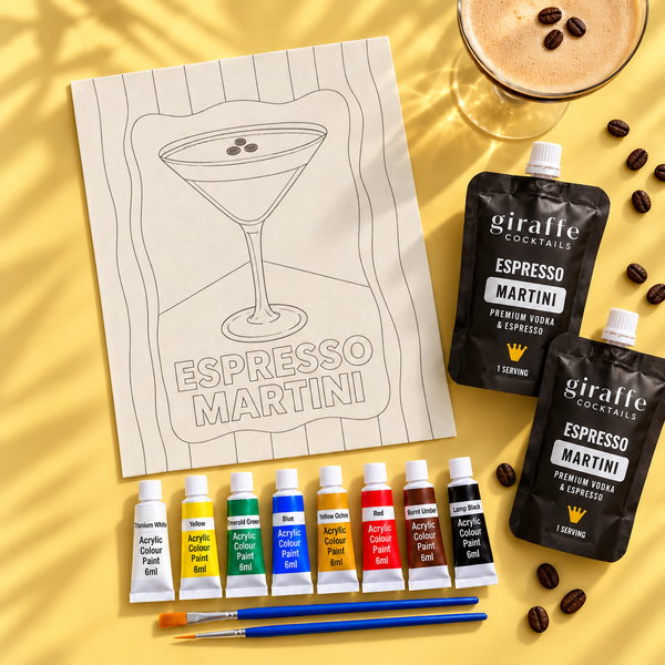 Espresso Martini Paint & Sip Gift Bundle