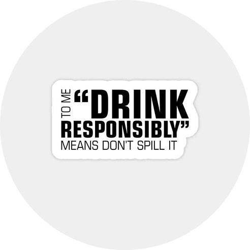 Fun Topper | Drink Responsibly Giraffe Cocktails