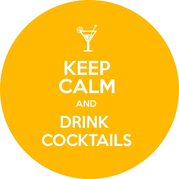 Fun Topper | Keep Calm Giraffe Cocktails