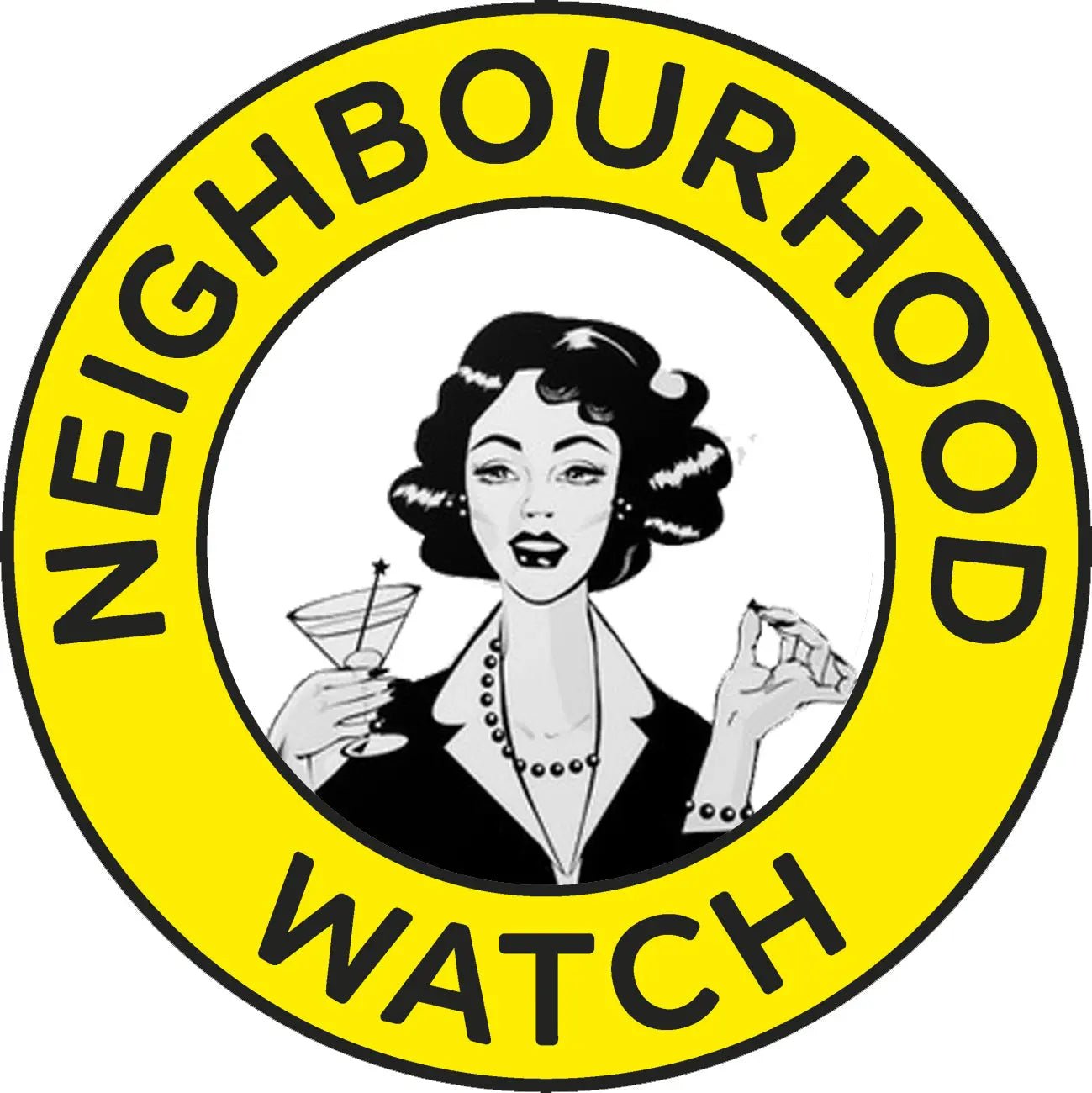 Fun Topper | Neighbourhood Watch Female Giraffe Cocktails