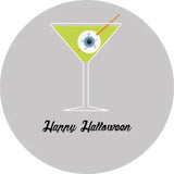 Halloween Topper | Happy Halloween Giraffe Cocktails