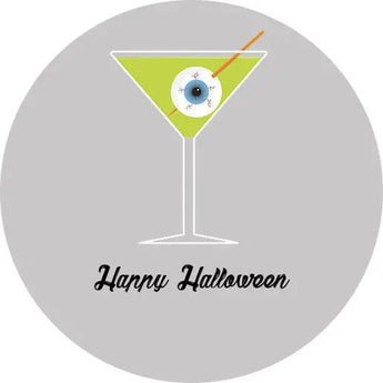 Halloween Topper | Happy Halloween Giraffe Cocktails