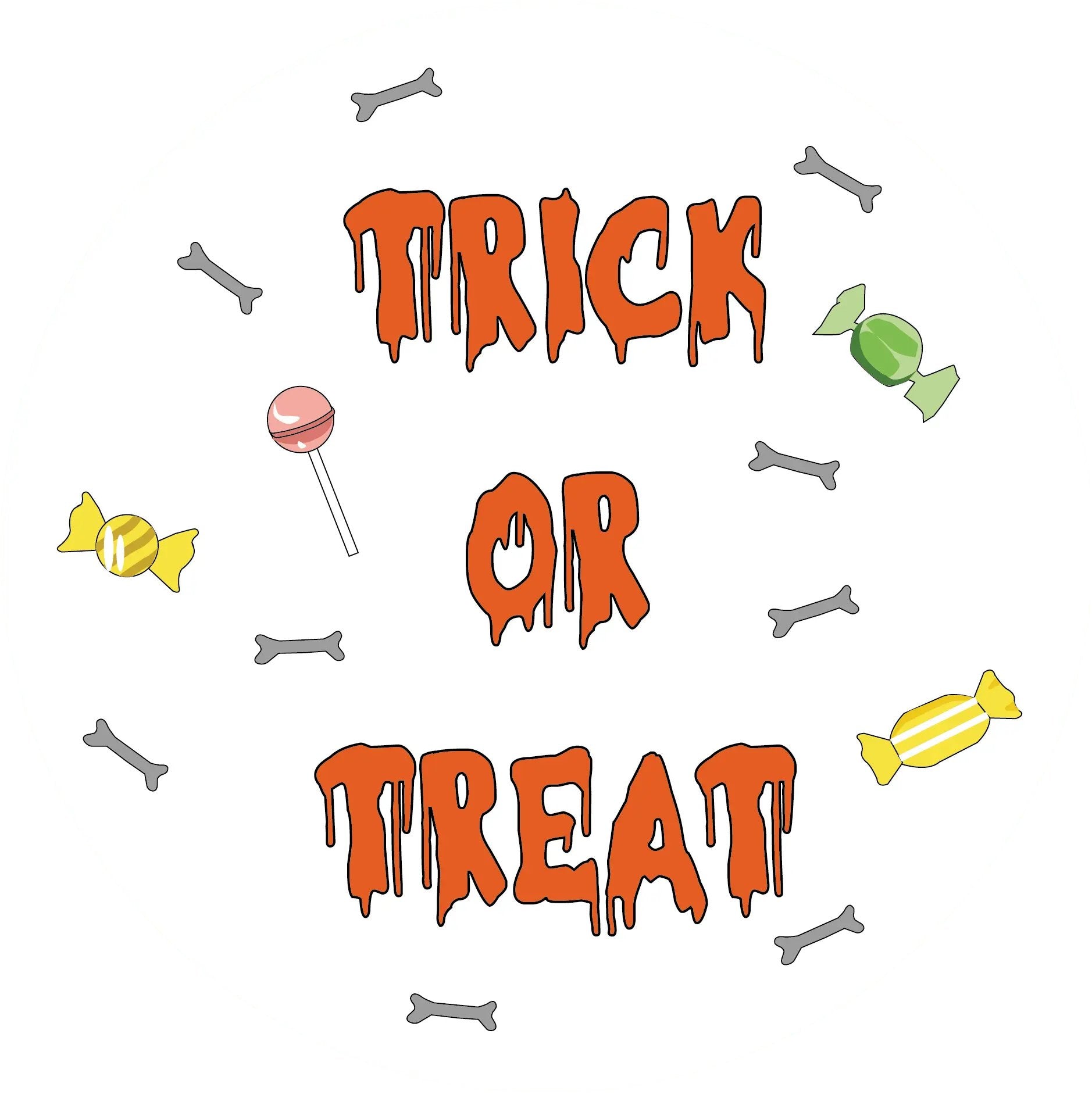 Halloween Topper | Trick or Treat Giraffe Cocktails
