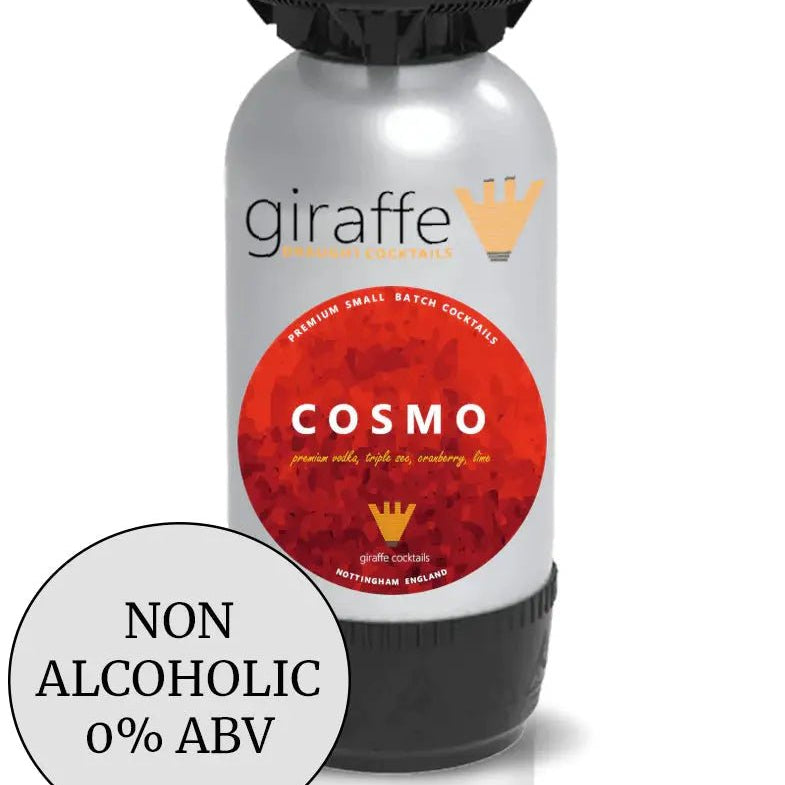 Non Alcoholic Cosmopolitan 12L PolyKeg Giraffe Cocktails