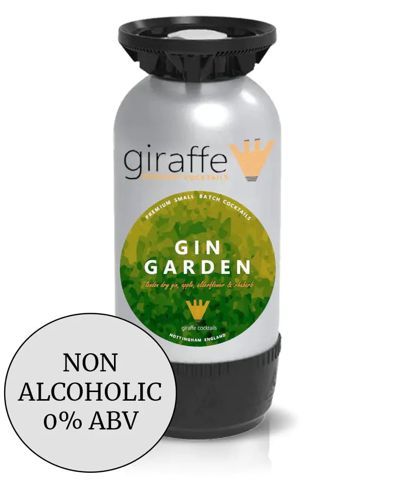 Non Alcoholic Gin Garden 20L PolyKeg Giraffe Cocktails