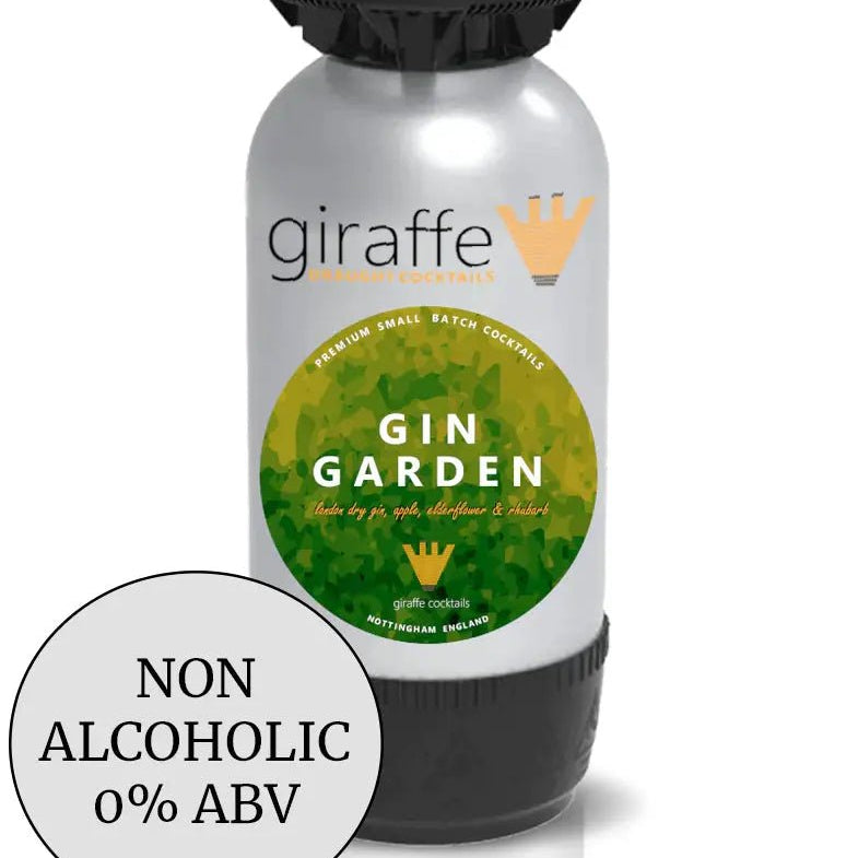 Non Alcoholic Gin Garden 20L PolyKeg Giraffe Cocktails