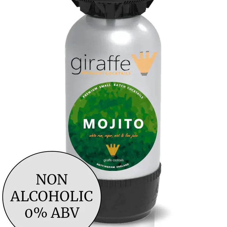 Non Alcoholic Mojito 20L PolyKeg Giraffe Cocktails