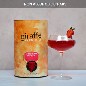 Non Alcoholic Strawberry Daiquiri 1.5L Tube Giraffe Cocktails