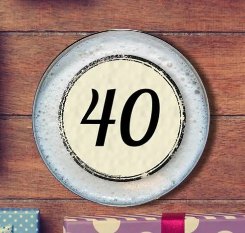 Personalised Birthday Topper | Black Ring Giraffe Cocktails