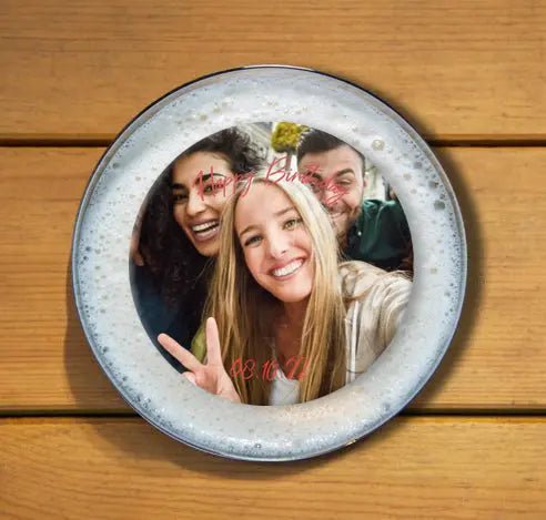 Personalised Birthday Topper | Upload your image Giraffe Cocktails