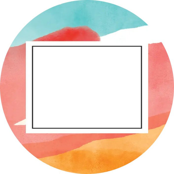 Personalised Birthday  Topper | Water Colour Giraffe Cocktails