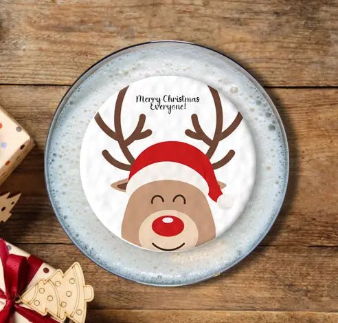 Personalised Christmas Topper | Christmas Reindeer Giraffe Cocktails
