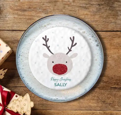 Personalised Christmas Topper | Christmas Reindeer Giraffe Cocktails