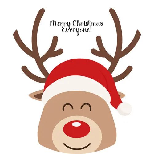 Personalised Christmas Topper | Christmas Reindeer Giraffe Cocktails