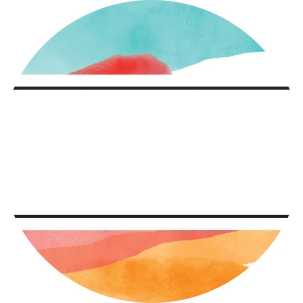 Personalised Topper | Water Colour Giraffe Cocktails