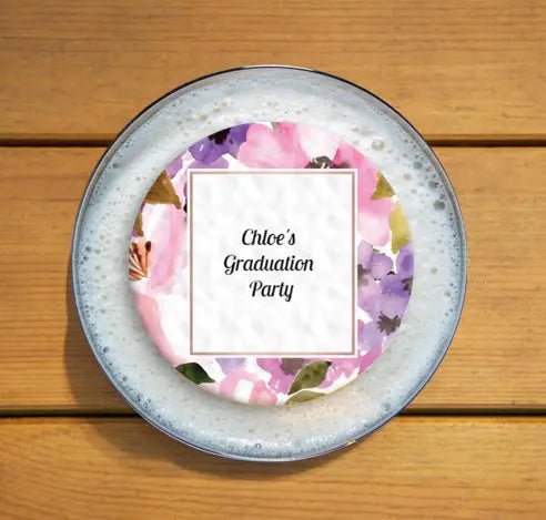 Personalised Topper Watercolour Flower Giraffe Cocktails