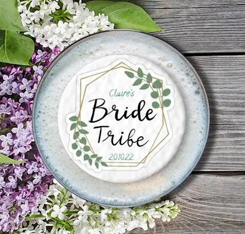 Personalised Wedding Topper | Bride Tribe Giraffe Cocktails
