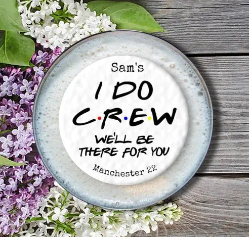 Personalised Wedding Topper | I Do Crew Giraffe Cocktails