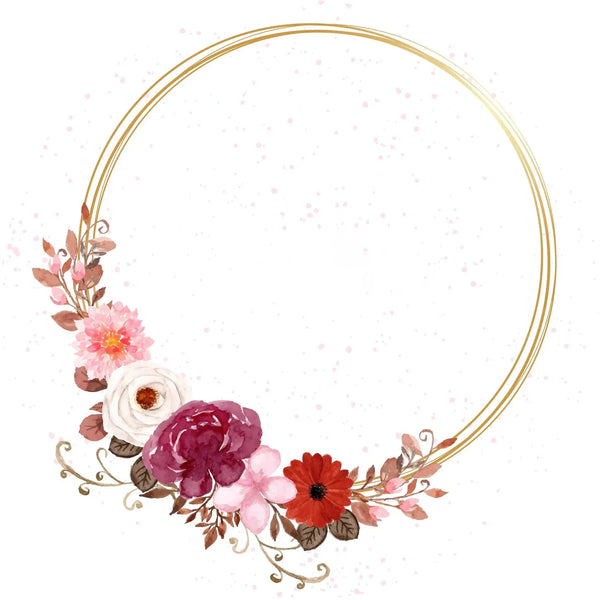 Personalised Wedding Topper | Wreath Giraffe Cocktails