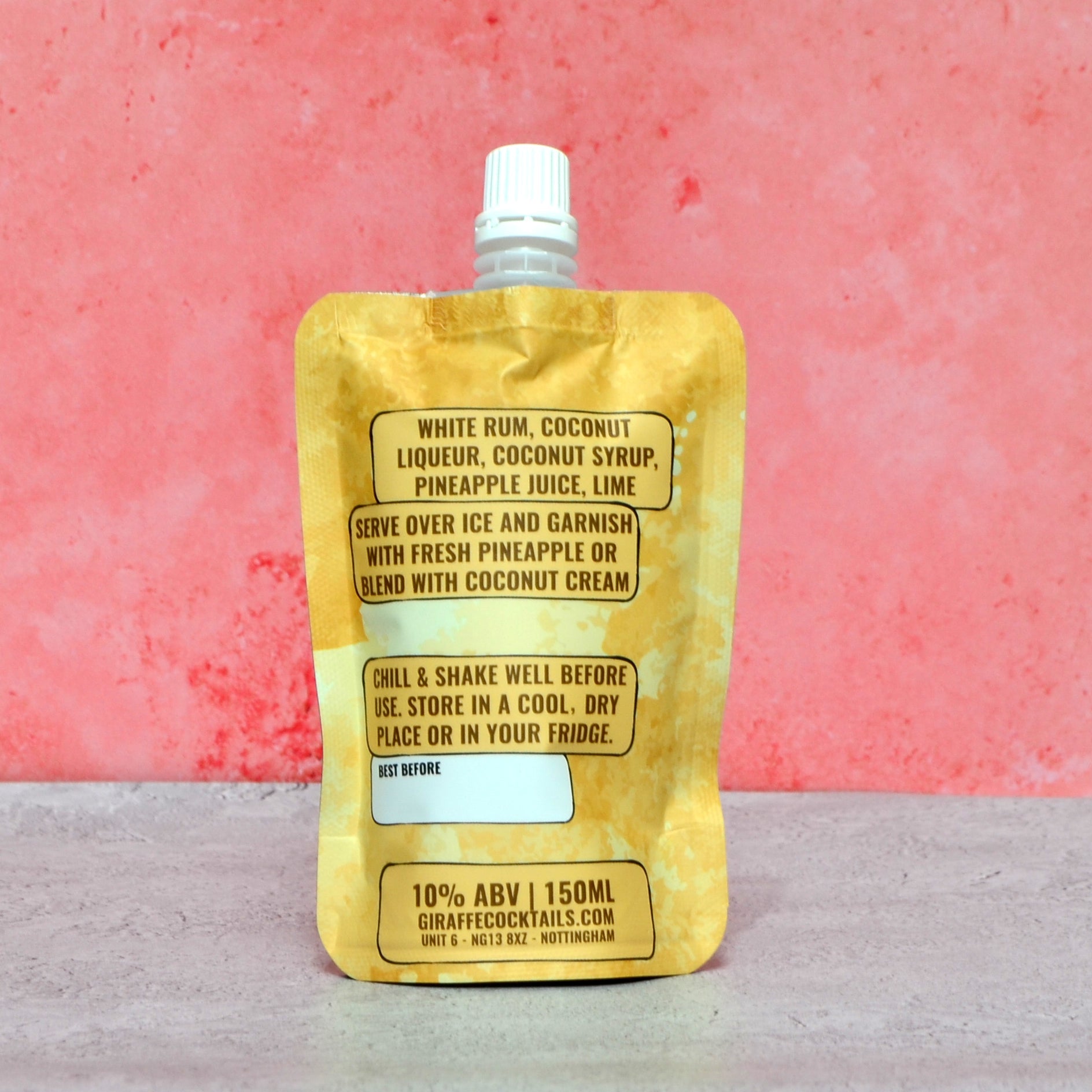 Pina Colada 150ml Giraffe Cocktails