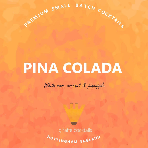 Pina Colada Badge Giraffe Cocktails