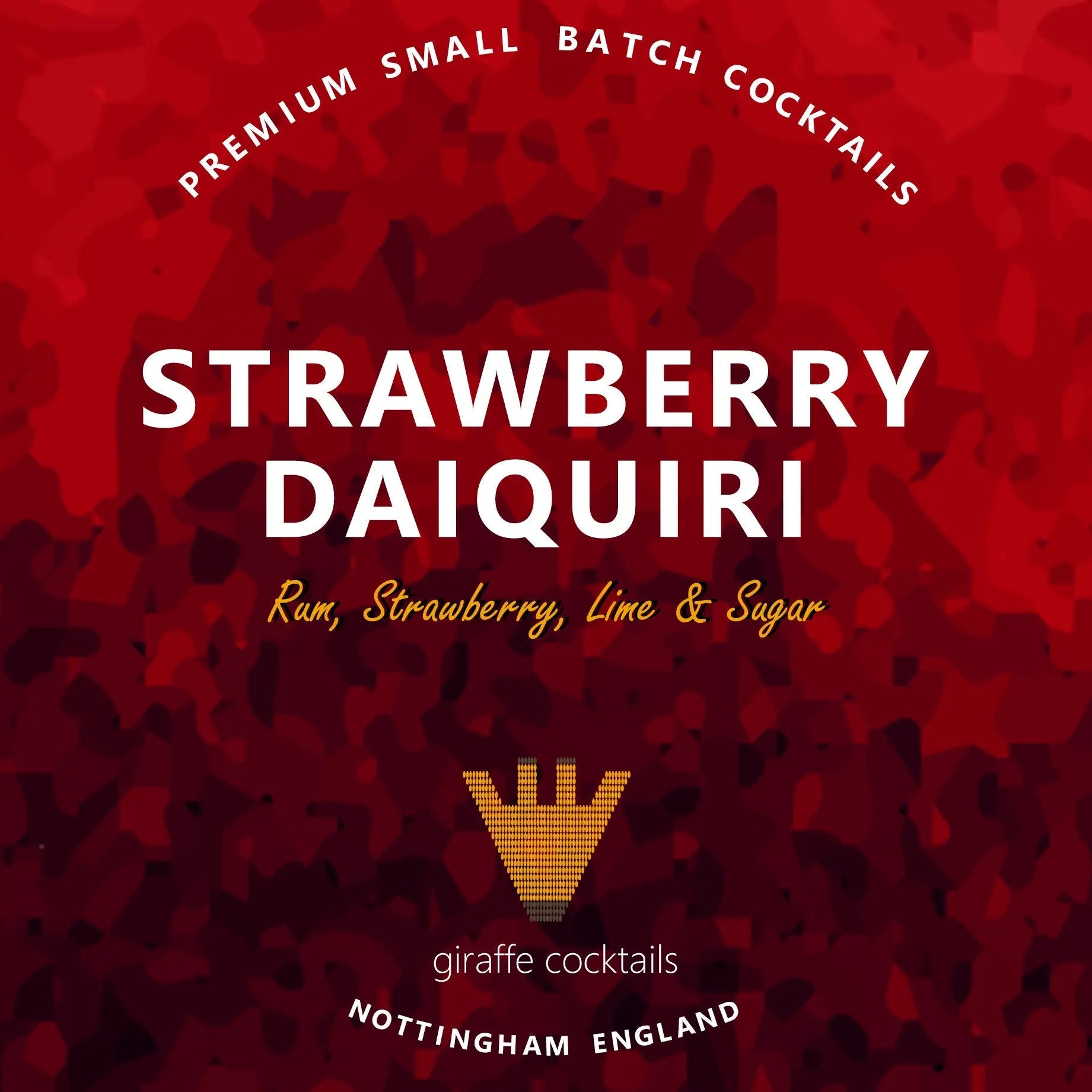 Strawberry Daiquiri Badge Giraffe Cocktails
