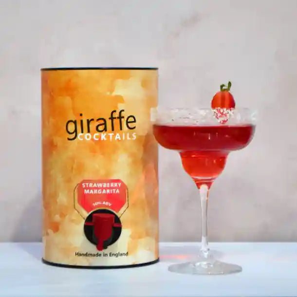 Strawberry Margarita 1.5L Tube Giraffe Cocktails