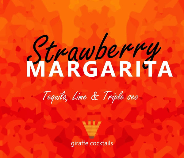 Strawberry Margarita Badge Giraffe Cocktails