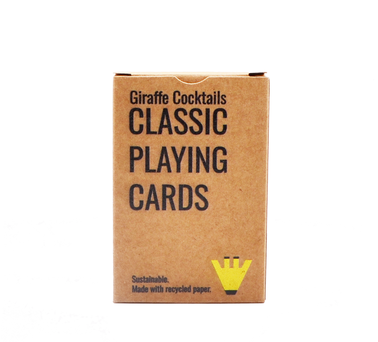 Giraffe Cocktails Playing Cards