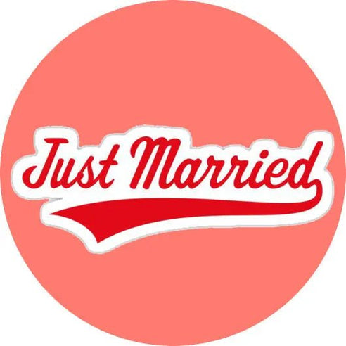 Wedding Topper | Just Married Giraffe Cocktails