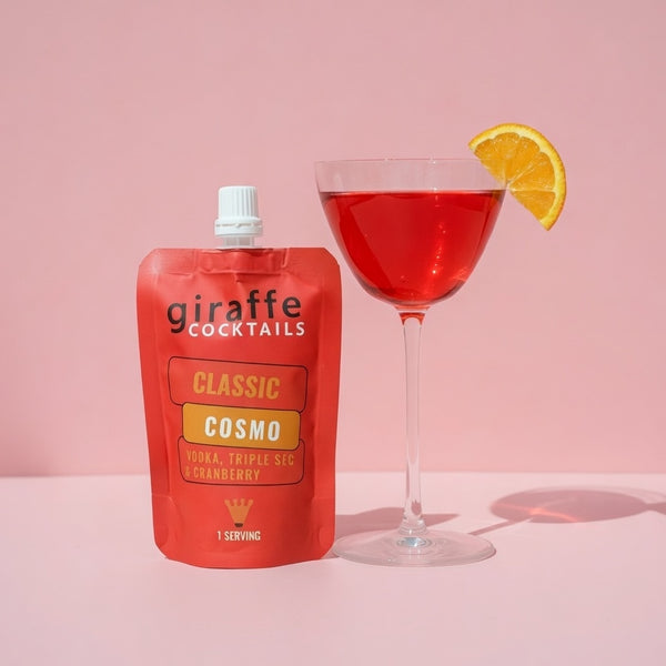 Classic Cosmopolitan Ready to Drink Vodka Cocktail with Cranberry Orange and Lime