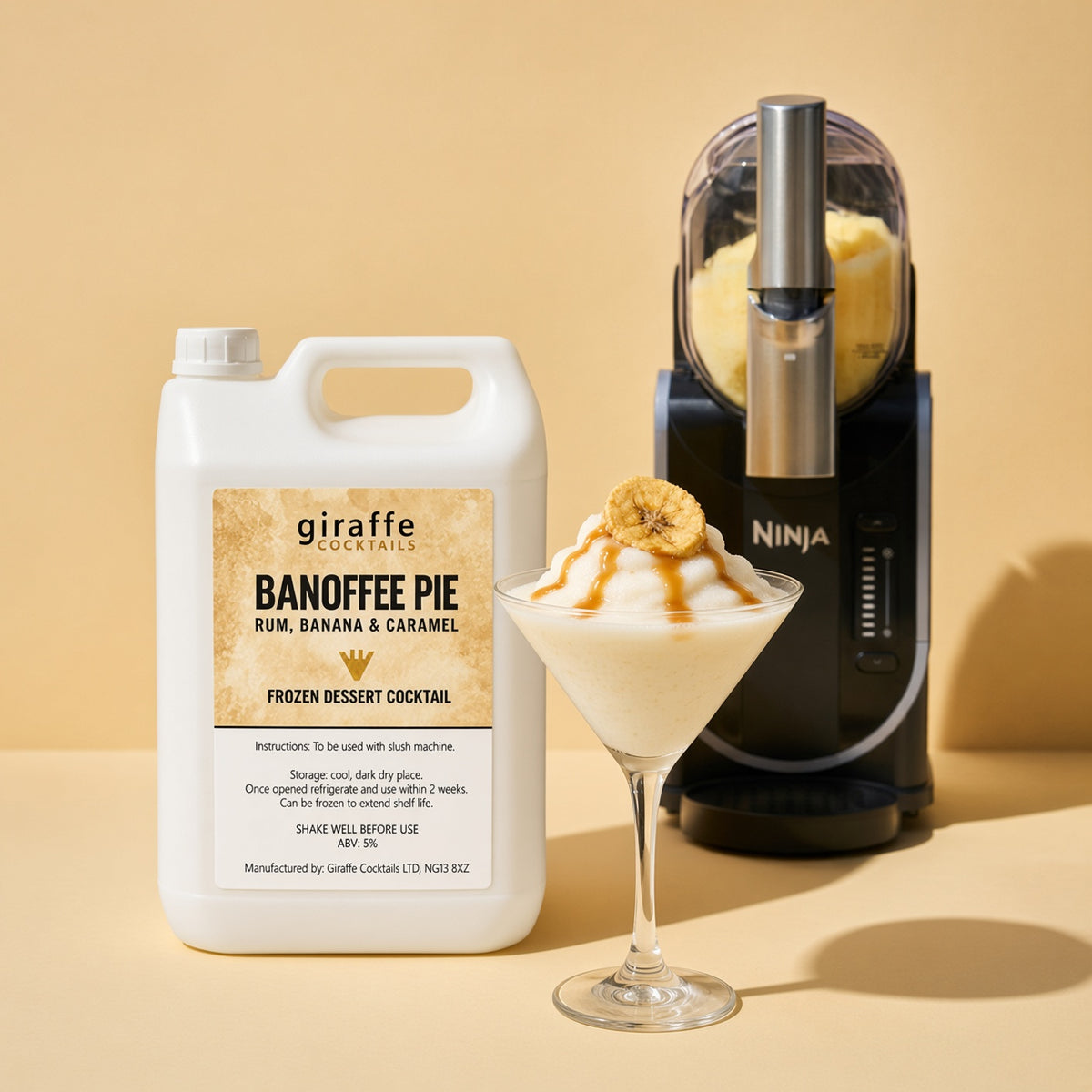 Banoffee Pie Frozen Cocktail Mix 2L