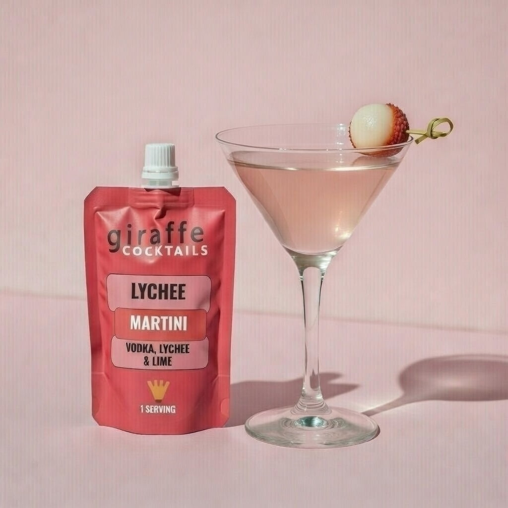 Lychee Martini Ready to Drink Vodka Cocktail with Lychee and Citrus
