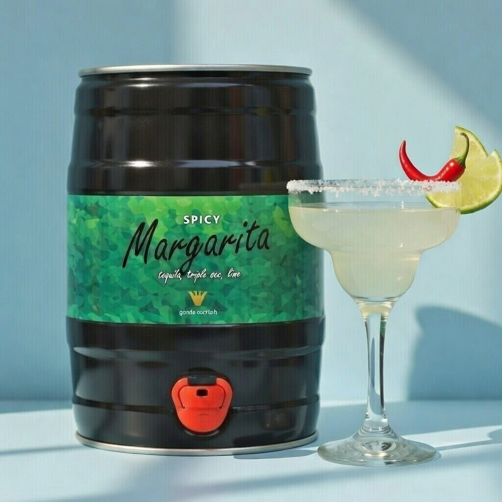 Spicy Margarita cocktail keg 5L by Giraffe Cocktails