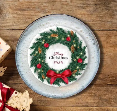 Christmas Topper | Christmas Wreath - Giraffe Cocktails